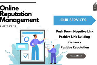 do online reputation management and suppress the negative link
