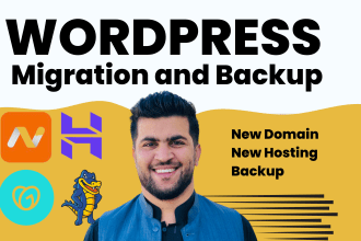 transfer website, wordpress backup, new domain, new hosting
