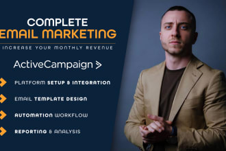 manage activecampaign account and make mail marketing flow