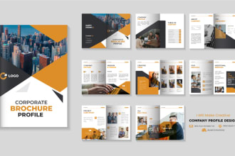 business company profile, brochure and annual report