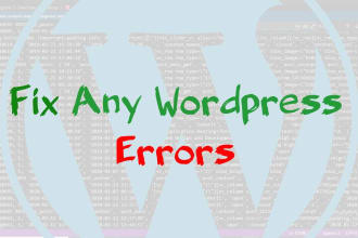 fix any wordpress errors, secure and provide tech support