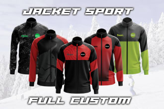 design sports jersey hoodie and jacket sublimation