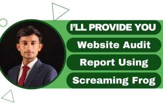 provide screaming frog technical SEO audit report