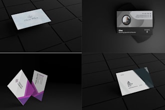 do real estate business card design with print ready file