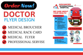 design medical brochure dental,  health care, doctor flyer