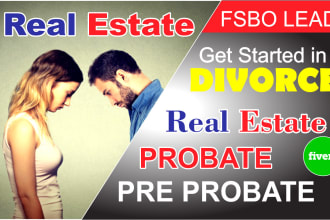 find professionally high quality real estate probate and fsbo leads