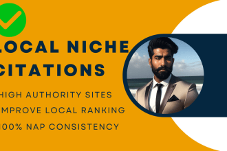 create 25 niche local citation for roofing, plumber,law firm, dentist SEO