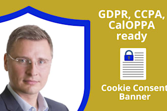 give you and update a cookie consent banner for your website