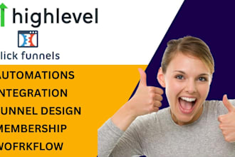 be your clickfunnels, kajabi, leadpages, gohighlevel expert