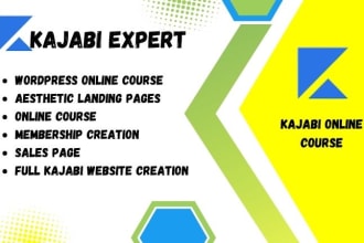create kajabi online course kajabi website design and kajabi email automation
