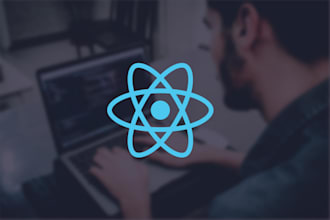 develop your website using reactjs