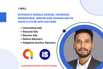 integrate ads in your flutter app