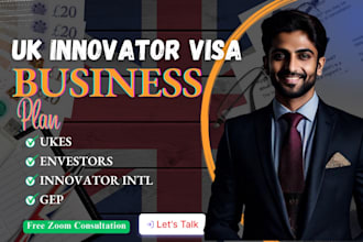prepare UK innovator visa business plan and apply with endorsing bodies for you