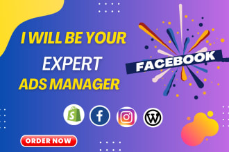 be your expert shopify facebook instagram ads campaign marketing manager