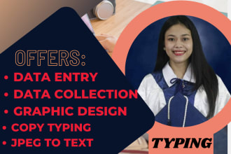 do data entry and convert data