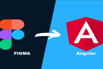 convert figma design into HTML, CSS, angular responsive pages