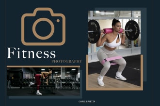 create photographs a female fitness model