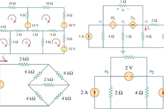 help you to solve linear circuit analysis questions