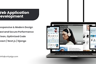 create a secure and modern enterprise web application