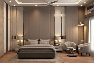 make 3d interior design and render for both residential and commercial