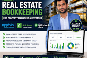 do property management bookkeeping in buildium, appfolio, or quickbooks
