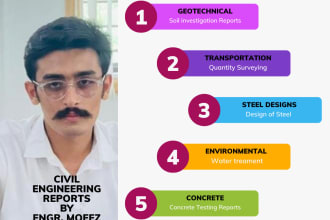 provide you support in civil engineering technical reports
