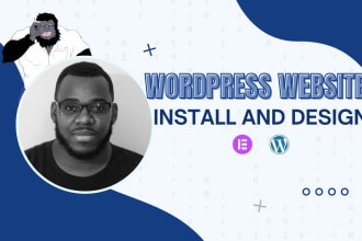 setup modern wordpress website design or blog design