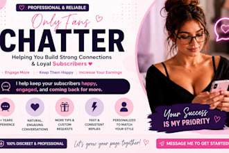 be your best onlyfans chatter with 3 years of experience