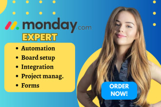 setup monday crm project management, monday automation using monday monday com