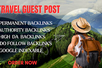 travel, tourism guest post, niche edit, high da solo travel blog dofollow links