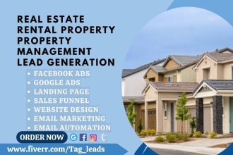 generate real estate leads rental property leads vacant house management leads