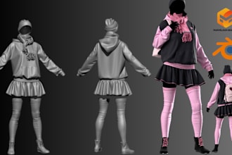 do 3d cloth, clo3d for second life, 3d sewing pattern, 3d cloth animation