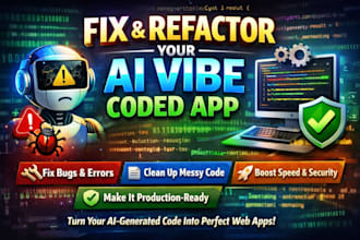 fix, debug, and refactor your ai vibe coded web application