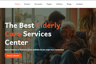dna testing website, senior care, healthcare, home care website, nonprofit site
