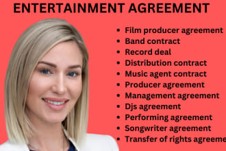 do legal music and entertainment law artist contracts, agreements and consulting