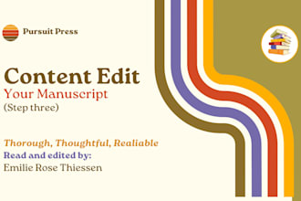 content edit your book manuscript