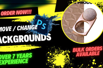 edit your images changing background, adding removing items etc