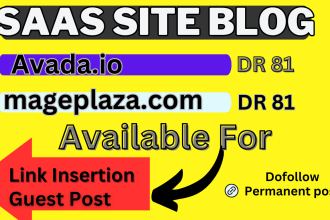 saas guest post, link insertion on saas sites,dofollow backlinks