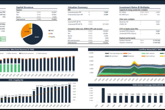 create real estate, project finance, and infrastructure financial models