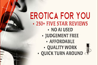 create an erotica story personalized for you
