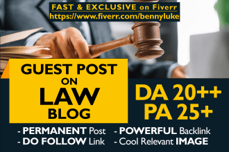 submit a guest post on a quality law blog