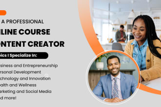 create online course, lesson plan, online course content, course curriculum