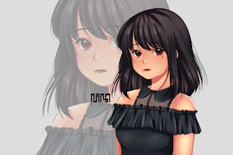 draw charcter fanart or original character for you