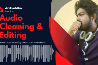 clean the noise from your audios and videos