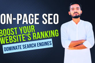 do onpage SEO and technical optimization to increase website organic traffic