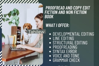 proofread and copy edit your fiction and non fiction book