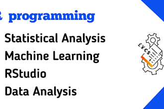 do r programming, statistical analysis, rstudio and machine learning projects