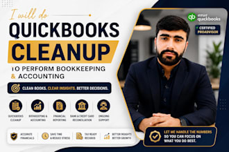 do quickbooks cleanup to perform bookkeeping and accounting