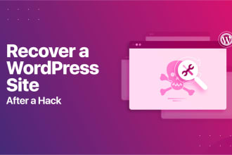 recover hacked website and clean up malware in your hosting or server