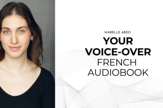 be your audiobook female french narrator